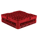 Vollrath TR6B Rack-Master Glass Rack w/ (25) Compartments - (1) Extender, Red thumbnail 5