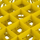 Vollrath TR6B Rack-Master Glass Rack w/ (25) Compartments - (1) Extender, Yellow thumbnail 4