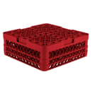 Vollrath TR6BB Rack-Master Glass Rack w/ (25) Compartments - (2) Extenders, Red thumbnail 5