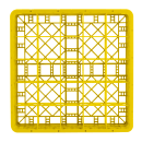 Vollrath TR-6BB-08 Rack-Master Glass Rack w/ (25) Compartments - (2) Extenders, Yellow thumbnail 2