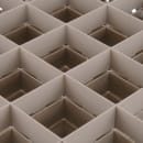 Vollrath TR6BBB Traex® Glass Rack w/ (25) Compartments - (3) Extenders, Beige thumbnail 5