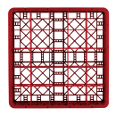 Vollrath TR6BBB Rack-Master Glass Rack w/ (25) Compartments - (3) Extenders, Red thumbnail 2