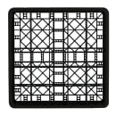 Vollrath TR6BBB Rack-Master Glass Rack w/ (25) Compartments - (3) Extenders, Black thumbnail 2