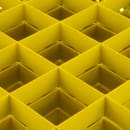 Vollrath TR6BBB Rack-Master Glass Rack w/ (25) Compartments - (3) Extenders, Yellow thumbnail 4