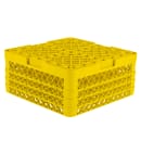 Vollrath TR6BBB Rack-Master Glass Rack w/ (25) Compartments - (3) Extenders, Yellow thumbnail 5