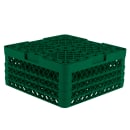 Vollrath TR6BBB Rack-Master Glass Rack w/ (25) Compartments - (3) Extenders, Green thumbnail 5