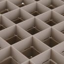 Vollrath TR7CCCC Traex® Glass Rack w/ (36) Compartments - (4) Extenders, Beige thumbnail 4