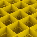 Vollrath TR7CCCC Rack-Master Glass Rack w/ (36) Compartments - (4) Extenders, Yellow thumbnail 4