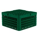 Vollrath TR7CCCC Rack-Master Glass Rack w/ (36) Compartments - (4) Extenders, Green thumbnail 5