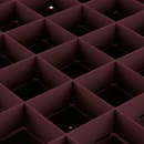 Vollrath TR7CCCC Rack-Master Glass Rack w/ (36) Compartments - (4) Extenders, Burgundy thumbnail 4