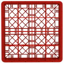 Vollrath TR8D Rack-Master Glass Rack w/ (16) Compartments - (1) Extender, Red thumbnail 2