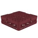 Vollrath TR8D Rack-Master Glass Rack w/ (16) Compartments - (1) Extender, Burgundy thumbnail 5