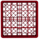 Vollrath TR8DD Rack-Master Glass Rack w/ (16) Compartments - (2) Extenders, Red thumbnail 2