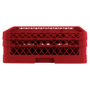 Vollrath TR8DD Rack-Master Glass Rack w/ (16) Compartments - (2) Extenders, Red thumbnail 3