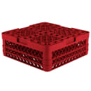 Vollrath TR8DD Rack-Master Glass Rack w/ (16) Compartments - (2) Extenders, Red thumbnail 5