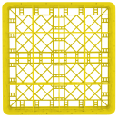 Vollrath TR8DDD Rack-Master Glass Rack w/ (16) Compartments - (3) Extenders, Yellow thumbnail 2