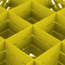 Vollrath TR8DDD Rack-Master Glass Rack w/ (16) Compartments - (3) Extenders, Yellow thumbnail 4