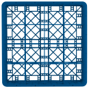 Vollrath TR8DDD Rack-Master Glass Rack w/ (16) Compartments - (3) Extenders, Royal Blue thumbnail 2