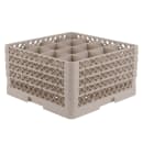Vollrath TR8DDDD Traex® Glass Rack w/ (16) Compartments - (4) Extenders, Beige thumbnail 3