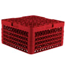 Vollrath TR8DDDD Rack-Master Glass Rack w/ (16) Compartments - (4) Extenders, Red thumbnail 5