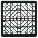 Vollrath TR8DDDD Rack-Master Glass Rack w/ (16) Compartments - (4) Extenders, Black thumbnail 2