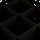 Vollrath TR8DDDD Rack-Master Glass Rack w/ (16) Compartments - (4) Extenders, Black thumbnail 4