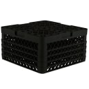 Vollrath TR8DDDD Rack-Master Glass Rack w/ (16) Compartments - (4) Extenders, Black thumbnail 5