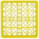 Vollrath TR8DDDD Rack-Master Glass Rack w/ (16) Compartments - (4) Extenders, Yellow thumbnail 2