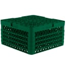 Vollrath TR8DDDD Rack-Master Glass Rack w/ (16) Compartments - (4) Extenders, Green thumbnail 5