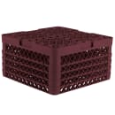 Vollrath TR8DDDD Rack-Master Glass Rack w/ (16) Compartments - (4) Extenders, Burgundy thumbnail 5
