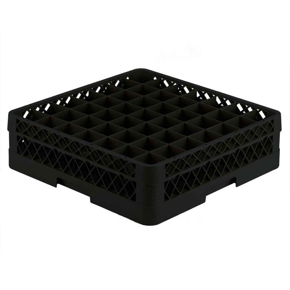 Vollrath TR9E Rack-Master Glass Rack w/ (49) Compartments - (1) Extender, Black