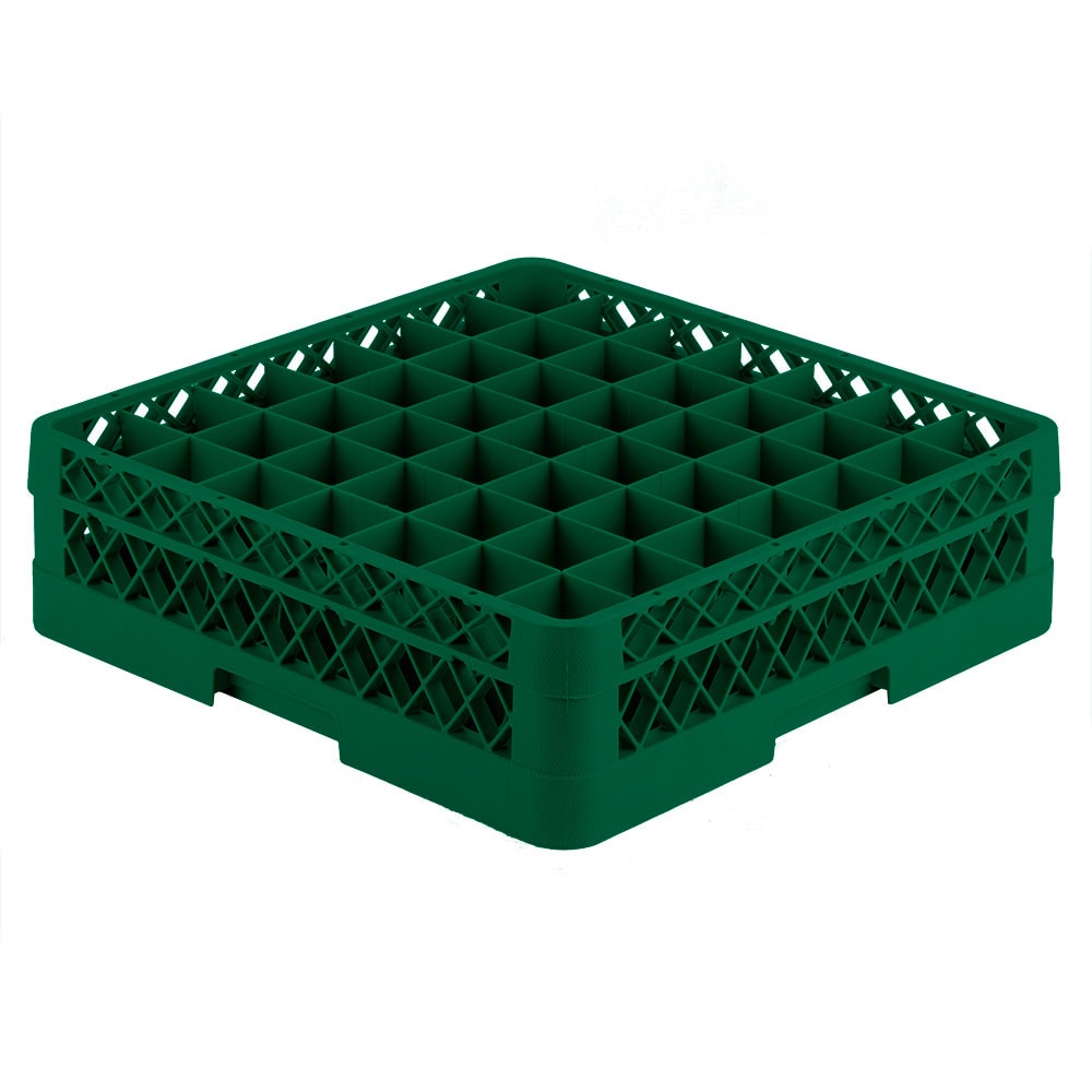 Vollrath TR9E Rack-Master Glass Rack w/ (49) Compartments - (1) Extender, Green
