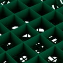Vollrath TR9E Rack-Master Glass Rack w/ (49) Compartments - (1) Extender, Green thumbnail 4