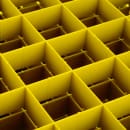 Vollrath TR9EEE Rack-Master Glass Rack w/ (49) Compartments - (3) Extenders, Yellow thumbnail 4