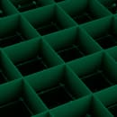 Vollrath TR9EEE Rack-Master Glass Rack w/ (49) Compartments - (3) Extenders, Green thumbnail 4