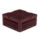 Vollrath TR9EEE Rack-Master Glass Rack w/ (49) Compartments - (3) Extenders, Burgundy thumbnail 5