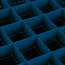 Vollrath TR9EEE Rack-Master Glass Rack w/ (49) Compartments - (3) Extenders, Blue thumbnail 4