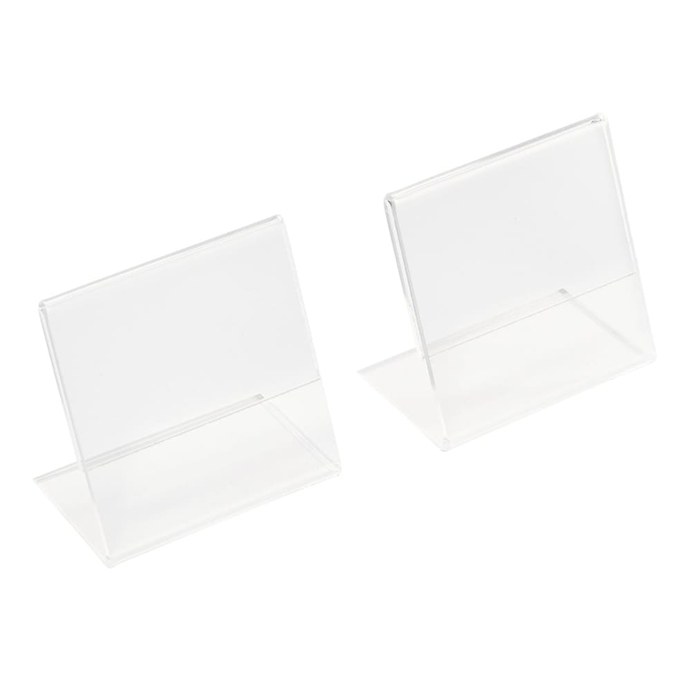 Vollrath V20072 Tabletop Menu Card Holder - 2 3/10" x 2 3/10" , Acrylic