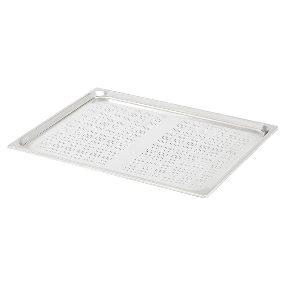 Vollrath V210202 GN 2/1 Double Wide Steam Pan - Perforated, Stainless