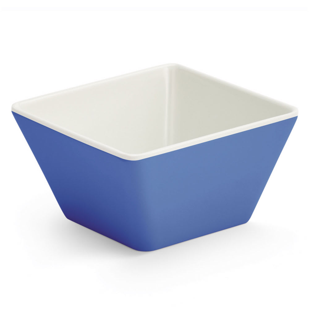 Vollrath V2220030 4 oz Square Melamine Bowl, Blue
