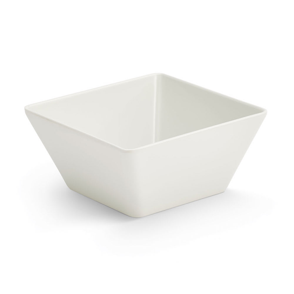 Vollrath V22202 50 oz Square Melamine Serving Bowl, White