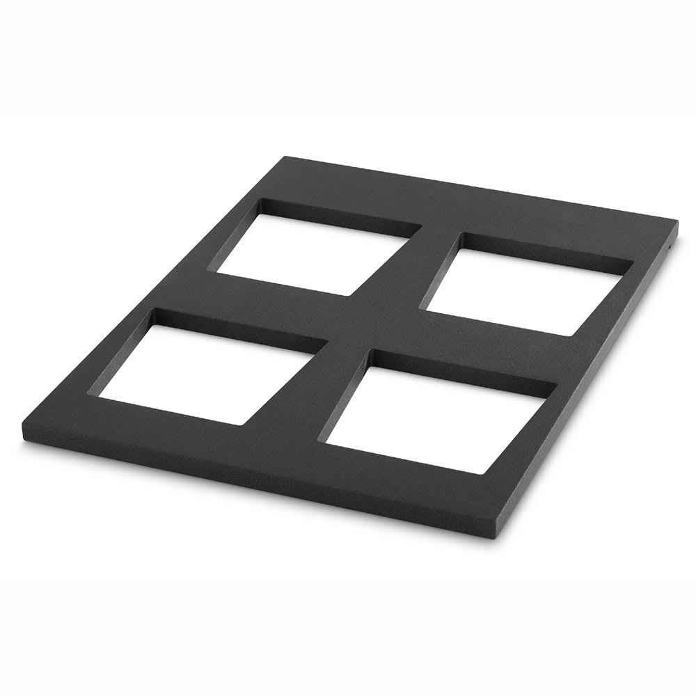 Vollrath V904937 Display Shelf for (4) V22202 Bowls - 19 11/16" x 14 3/4", Wood, Black