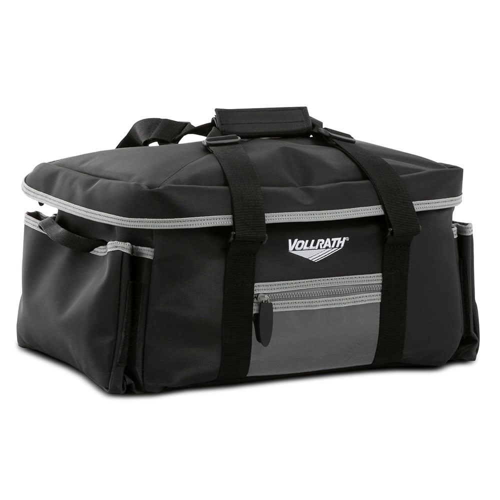 Vollrath VCBL300 Catering Bag w/ Removable Liner - 23" x 15" x 14", Black