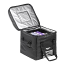 Vollrath VMDB100 Insulated Milk/Meal Delivery Bag w/ Carrying Straps - 15 1/2"W x 15 1/2"D x 14"H, Black thumbnail 5