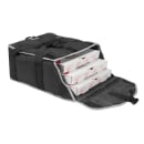 Vollrath VPB116 Pizza Delivery Bag w/ Carrying Straps - 17 1/2"W x 17 1/2"D x 9"H, Black thumbnail 5