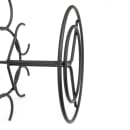 Vollrath WR-1026-06 Circular Wire Stemware Flight Caddy - Holds 6 Glasses, Black thumbnail 6