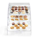 Vollrath XLBC3P-1826-13 3 Tier Dual-Service Pastry Display Case - Acrylic, Clear thumbnail 2