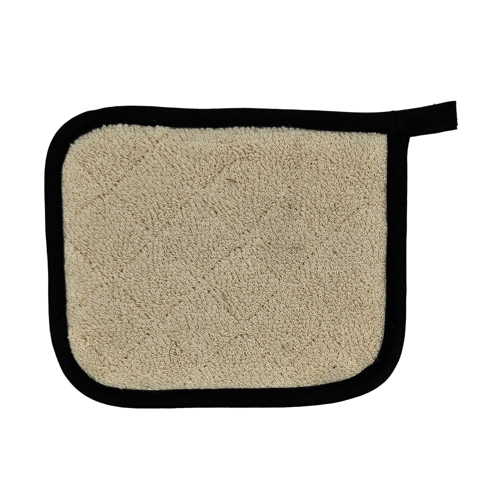 Intedge Terry Thermotex Pot Holder, 8 x 8", Natural/Tan (318-8)