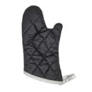 Intedge 17" Charcoal Fire Retardant Oven Mitt, Black (336C-17) thumbnail 2