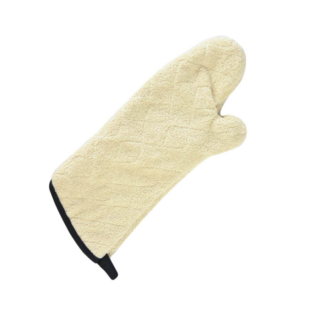 Intedge 17" Heavy Duty Terry Oven Mitt, Natural (338-HDT-17)